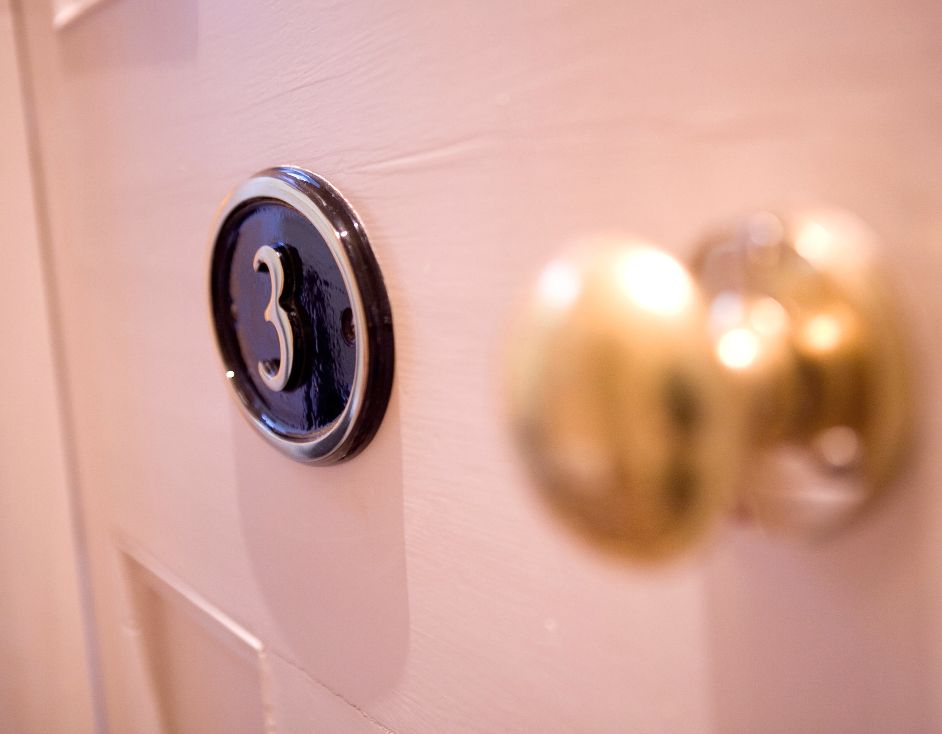 Hotel door