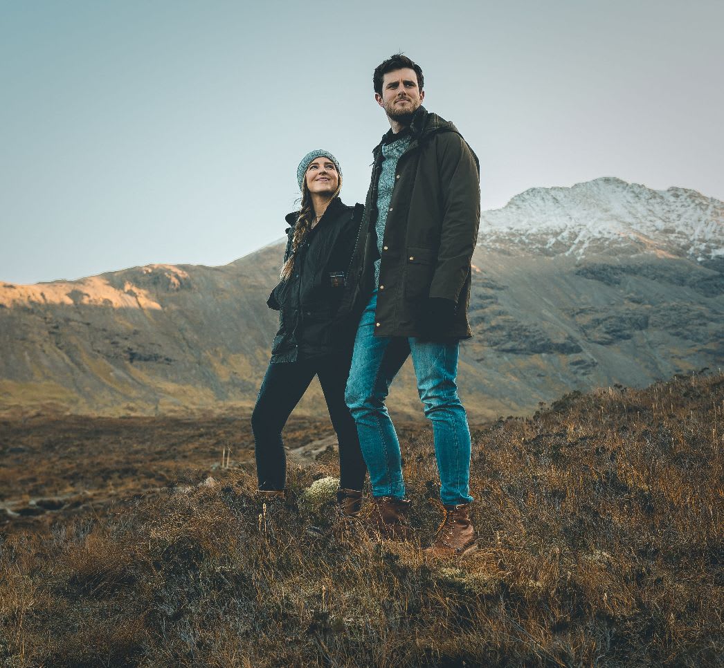 Couple walking